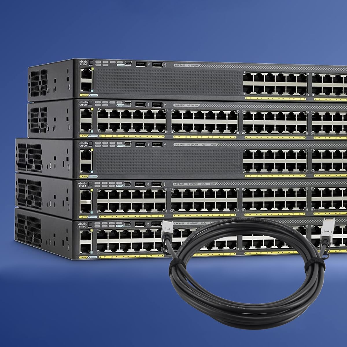 Câble Twinax SFP+ vers SFP+ DAC 5 m (16,4 pi), câble cuivre à connexion directe haute vitesse 10 Gbit/s