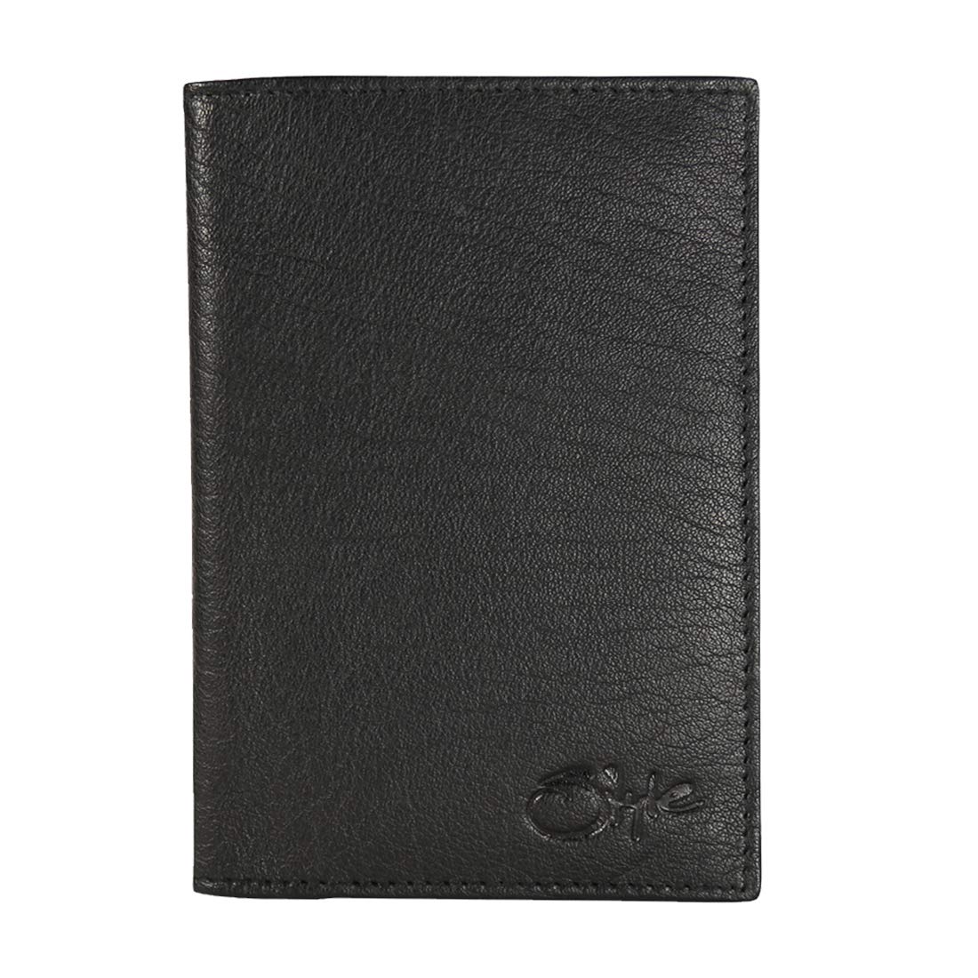 Genuine Leather Black Travel Document Holder/Passport Holder-image-21