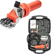 1200w Professional Sheep Shears Clippers, 2800rpm Heavy Duty Electric Sheep Shears for Dogs and Farm Livestock Grooming, Professional Thick Coat Dog Clippers for Alpacas