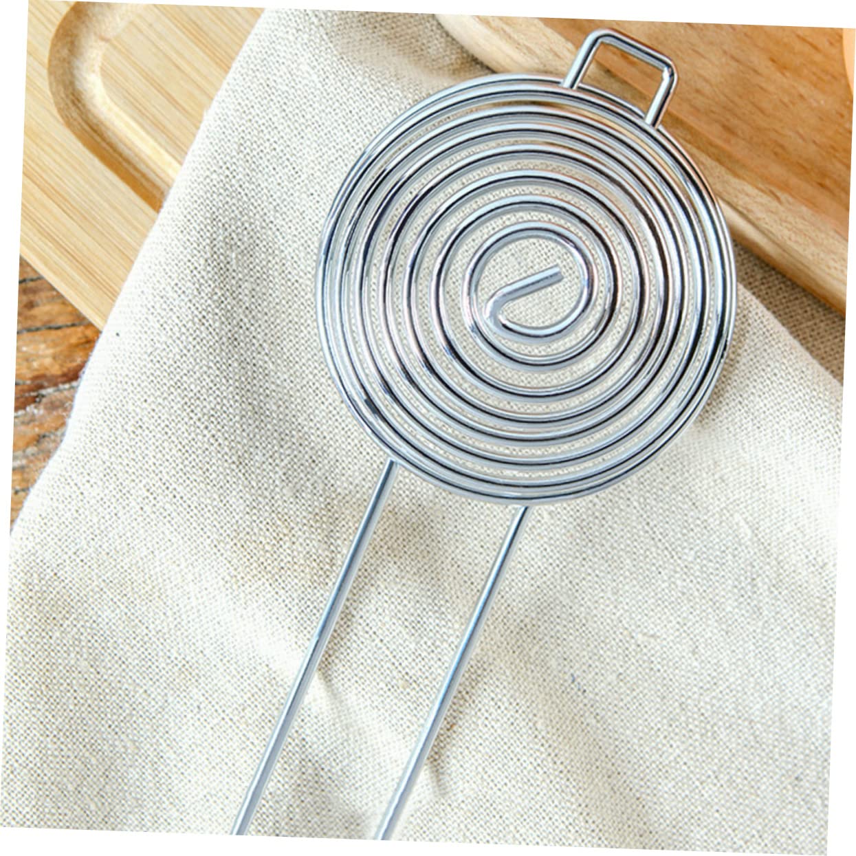 Garneck Yolk Separator Tool Egg White Filter Stainless Steel Non-slip to Clean Kitchen Utility