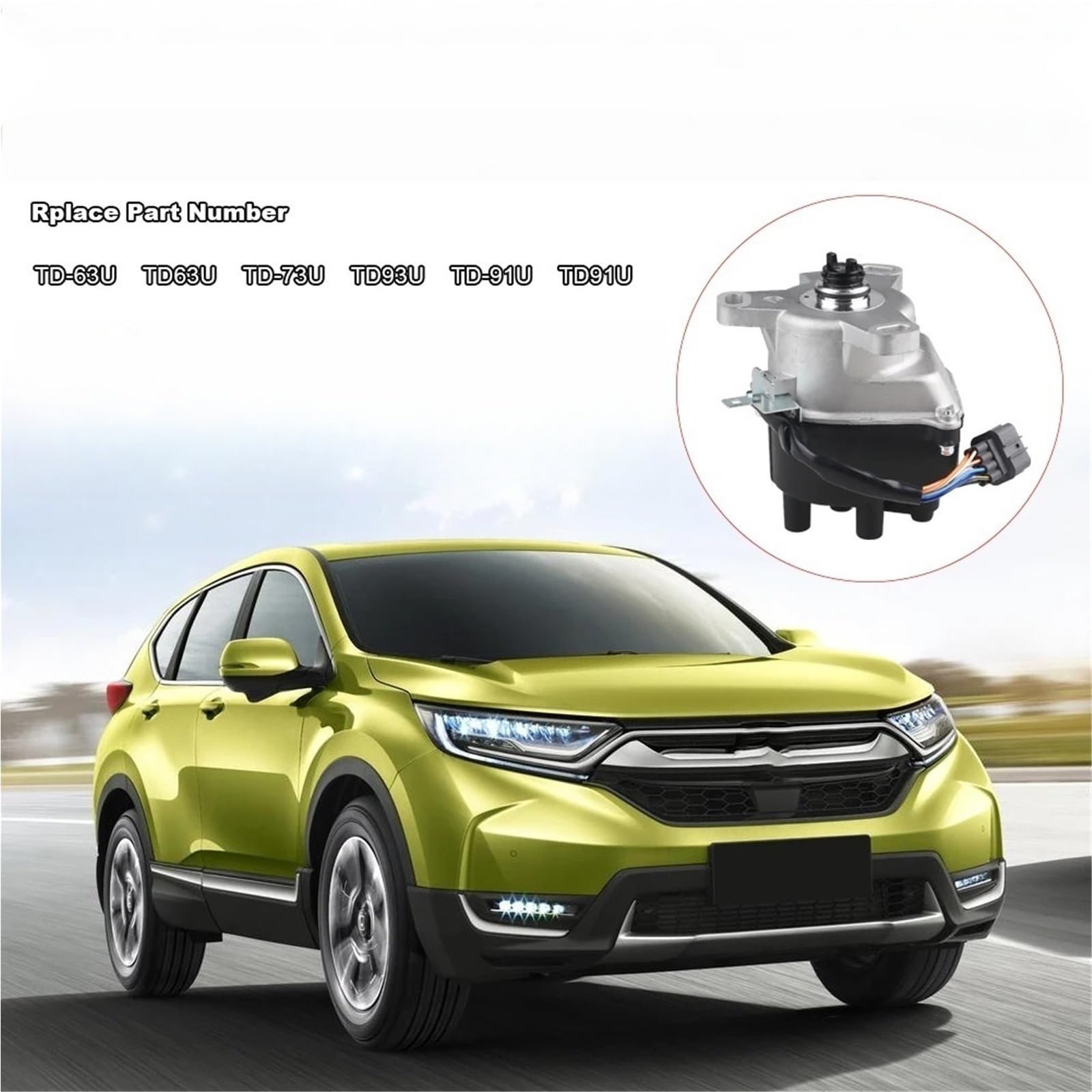 Dystrybutor motoryzacyjny Rozdzielacz Zapłonu Roto Dla Civic 1.5L/1.6L 1999-2000 TD-63U TD63U TD-73U TD-91U TD93U Akcesoria