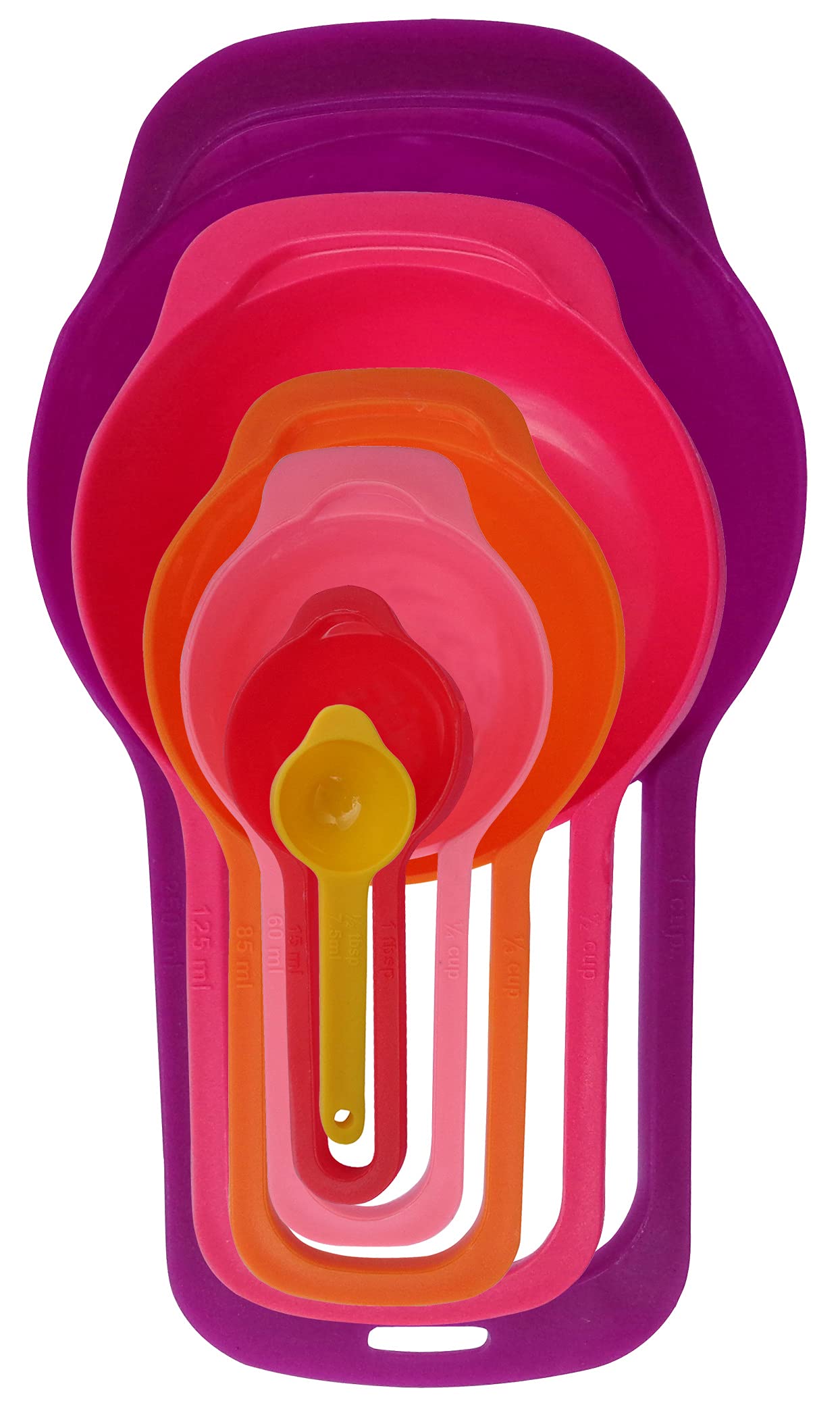 ECOPALMeasuring Spoon and Cup Set Multi Purpose Kitchen Tool - 6 Cups