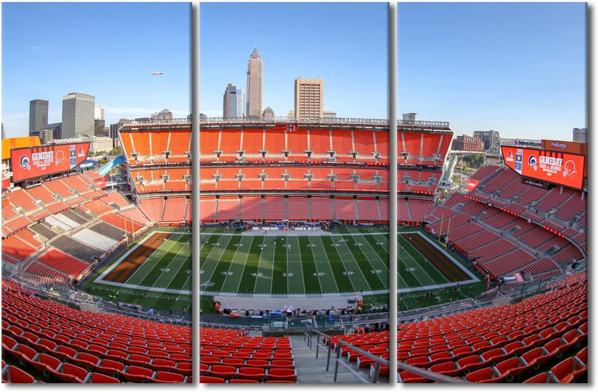 Canvas Wall Art for Bedroom Living Room Cleveland Football
