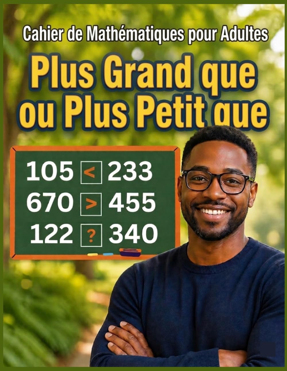 Cahier de Mathématiques pour Adultes : Plus grand que ou Plus petit que: Cahier d'Entraînement aux Mathématiques pour Adultes : Plus petit, Égal et Plus grand | Fiches de calcul et Activités