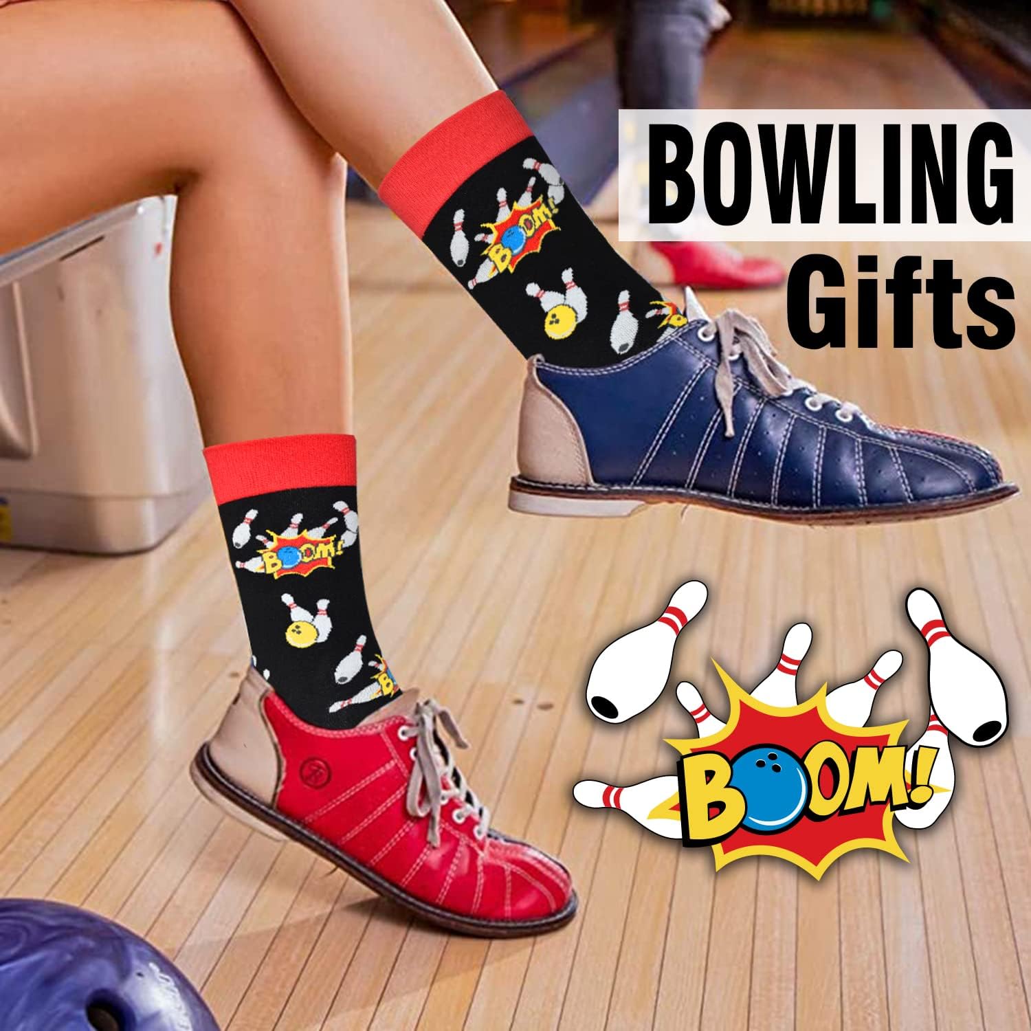 GOLIN Funny Saying Crew Socks, Novelty Gifts for Men Women Teens - Image 3