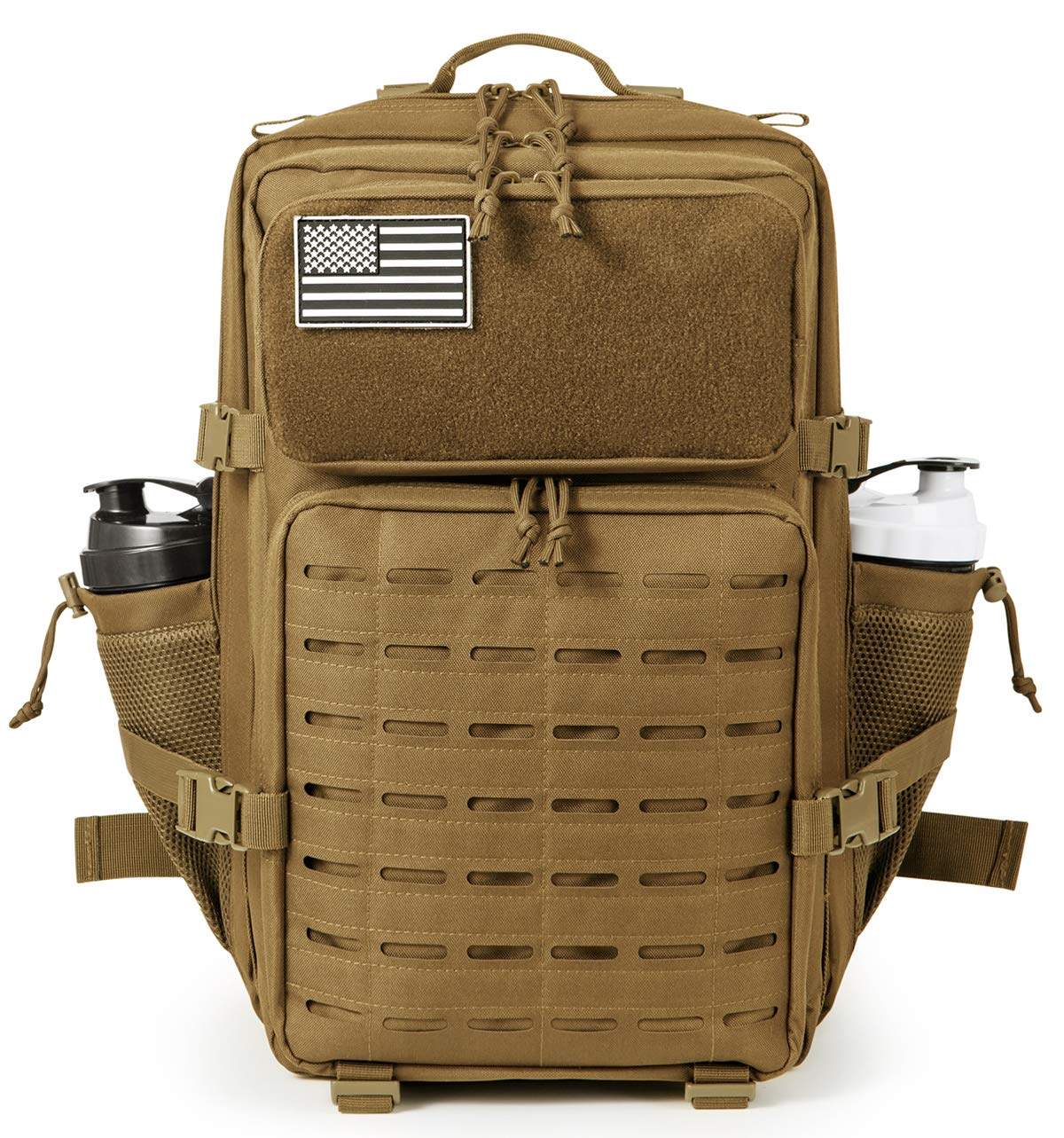 Sponsored Ad - 25L/45L Military Tactical Backpack For Men Molle Daypack 3 Day Bug Out Bag Hiking Rucksack With Bottle Holder