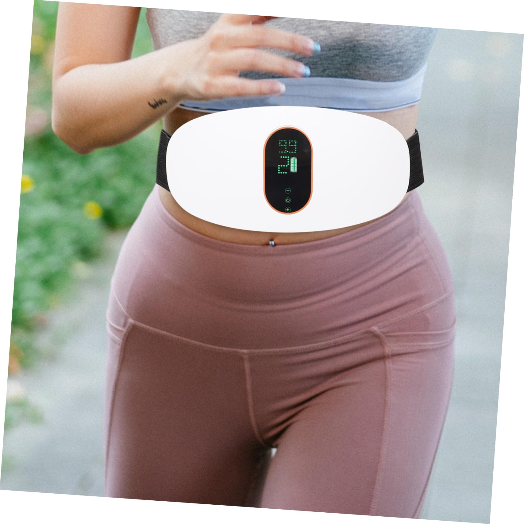 minkissy Ceinture Amincissante Électrique de Massage Abdominal Portable Masseur de Vibrante pour Perdre Graisse Du Ventre et Tonifier Corps