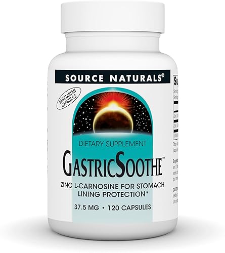 Miniatura 5 de Source Naturals GastricSoothe Zinc L-Carnosine* - 30 cápsulas vegetales