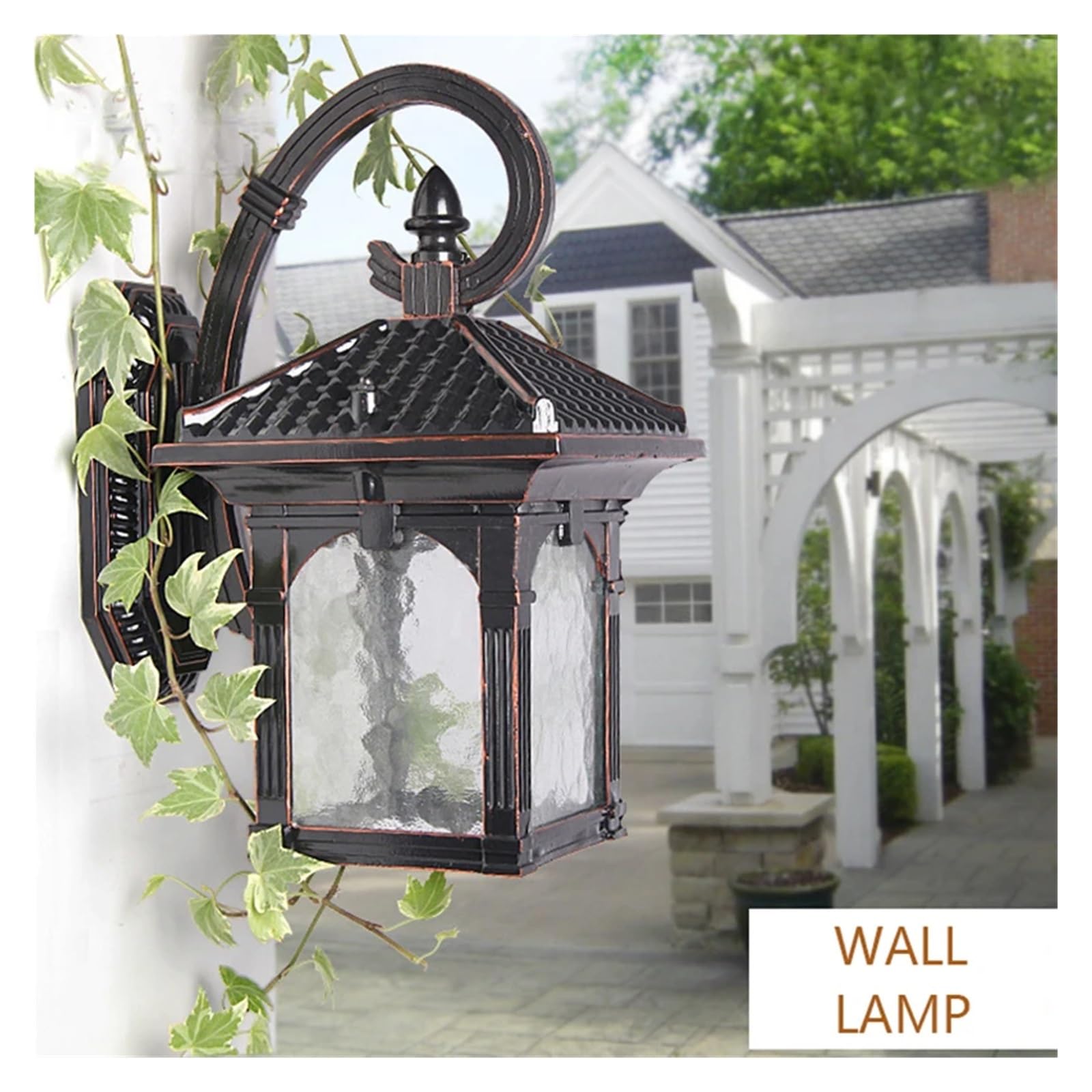 SYAXVOM Waterproof Wall Lamp European Outdoor Corridor Garden Terrace Patio Industrial Lighting