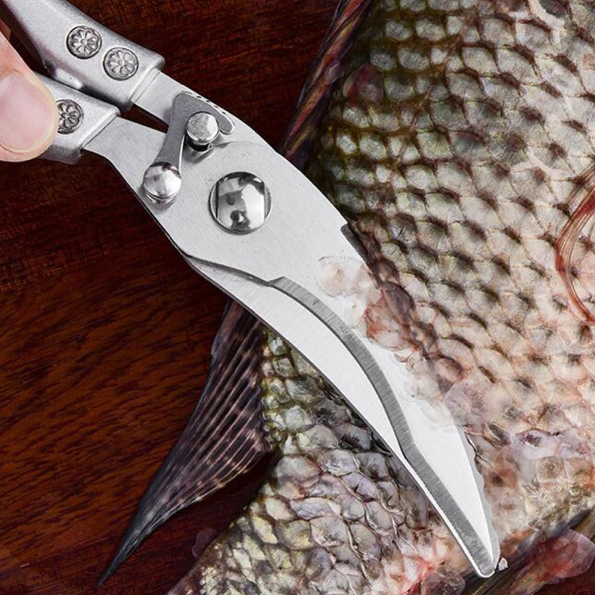Tijeras para Huesos de Pollo de Acero Inoxidable, Cortadora de Carne Resistente y Fácil de Usar, Accesorio de Cocina Adecuado para Eliminar Huesos Precisión