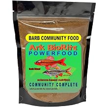 16oz All Stages Barb Special SuperFood Complete Nutrition powerfood, Color Enhancing Fish Food 4 Micro Granule Sizes, Highly digestible, Cleaner Water