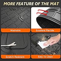 Vista 78 de powoq Fuel Floor Mat Compatible with 2017-2022 Honda CRV Trunk Mat Floor Liner TPE Cargo Mat Replacement for 2017-2022 Honda CRV Accessories