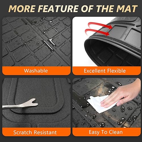 Miniatura 78 de powoq Fuel Floor Mat Compatible with 2017-2022 Honda CRV Trunk Mat Floor Liner TPE Cargo Mat Replacement for 2017-2022 Honda CRV Accessories