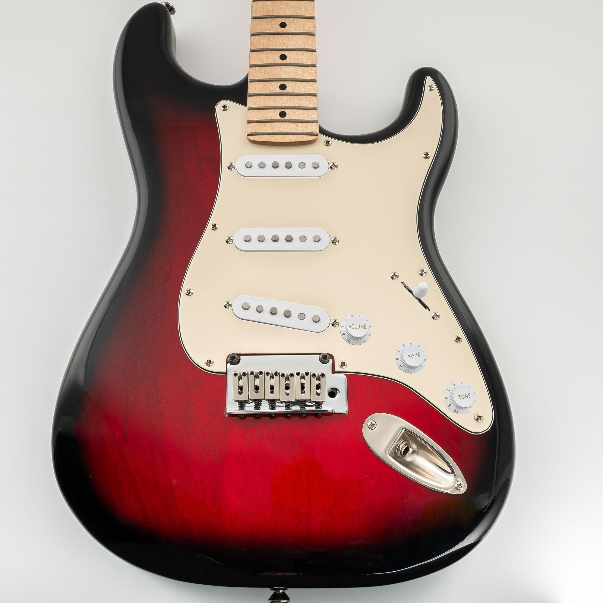 Amazon.com: Musiclily 3Ply SSS 11 Holes Strat Electric Guitar