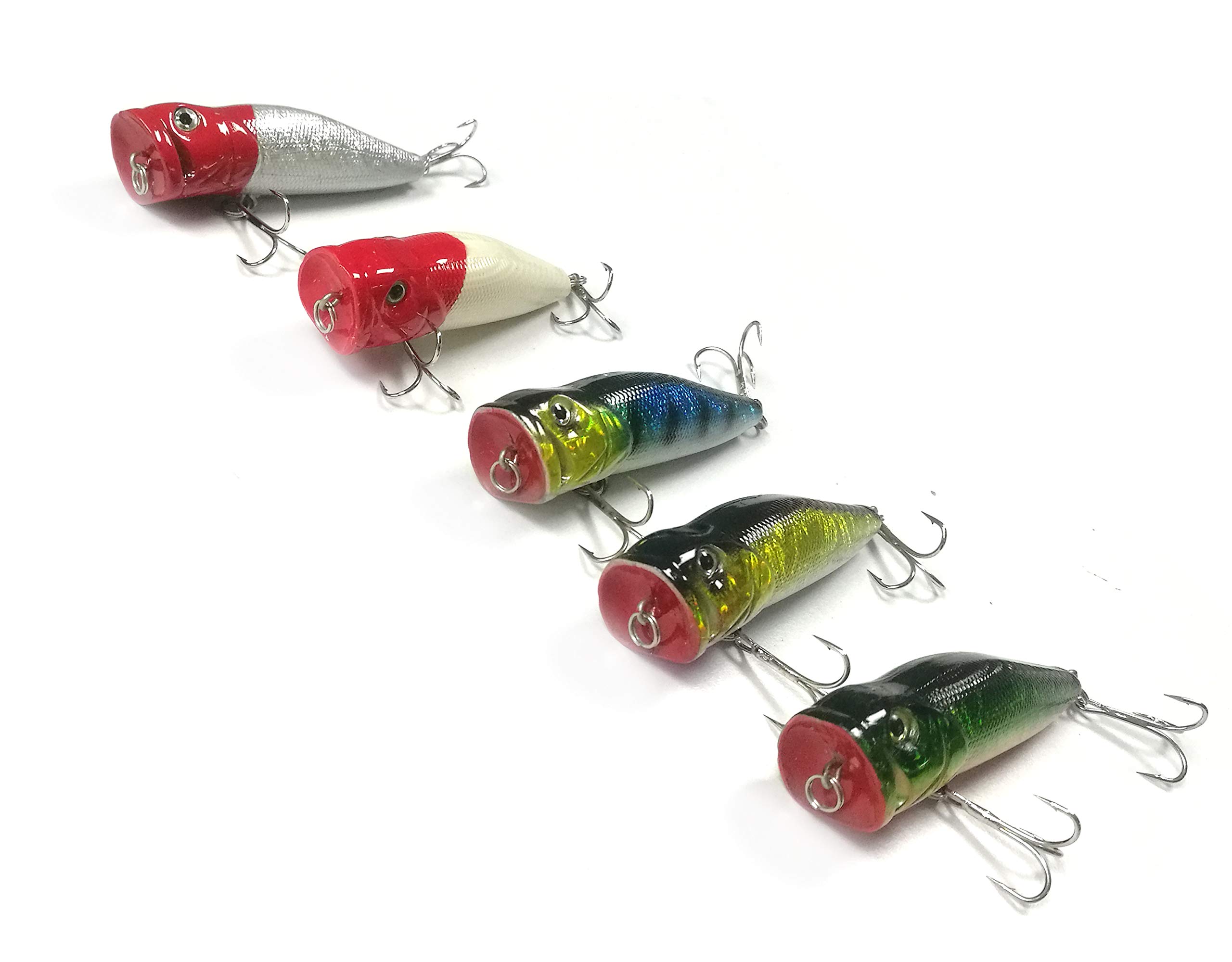 LENPABY 5pcs Deep Diving Crankbait Fishing Lures for Pike & Bass & Salmon Walleye 7cm/2.75