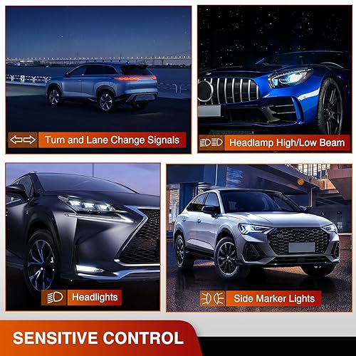 Miniatura 4 de Nilight Interruptor de señal de giro compatible con Chevy Malibu 2004 2005 2006 2007 2008 2009 2010 2011 2012 Chevy Malibu 2005-2010 Pontiac G6