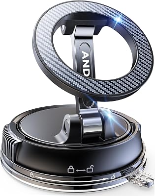 ANDERY Car Phone Holder for Magsafe [78+LBS Strongest Suctio - best iphone phone mount car