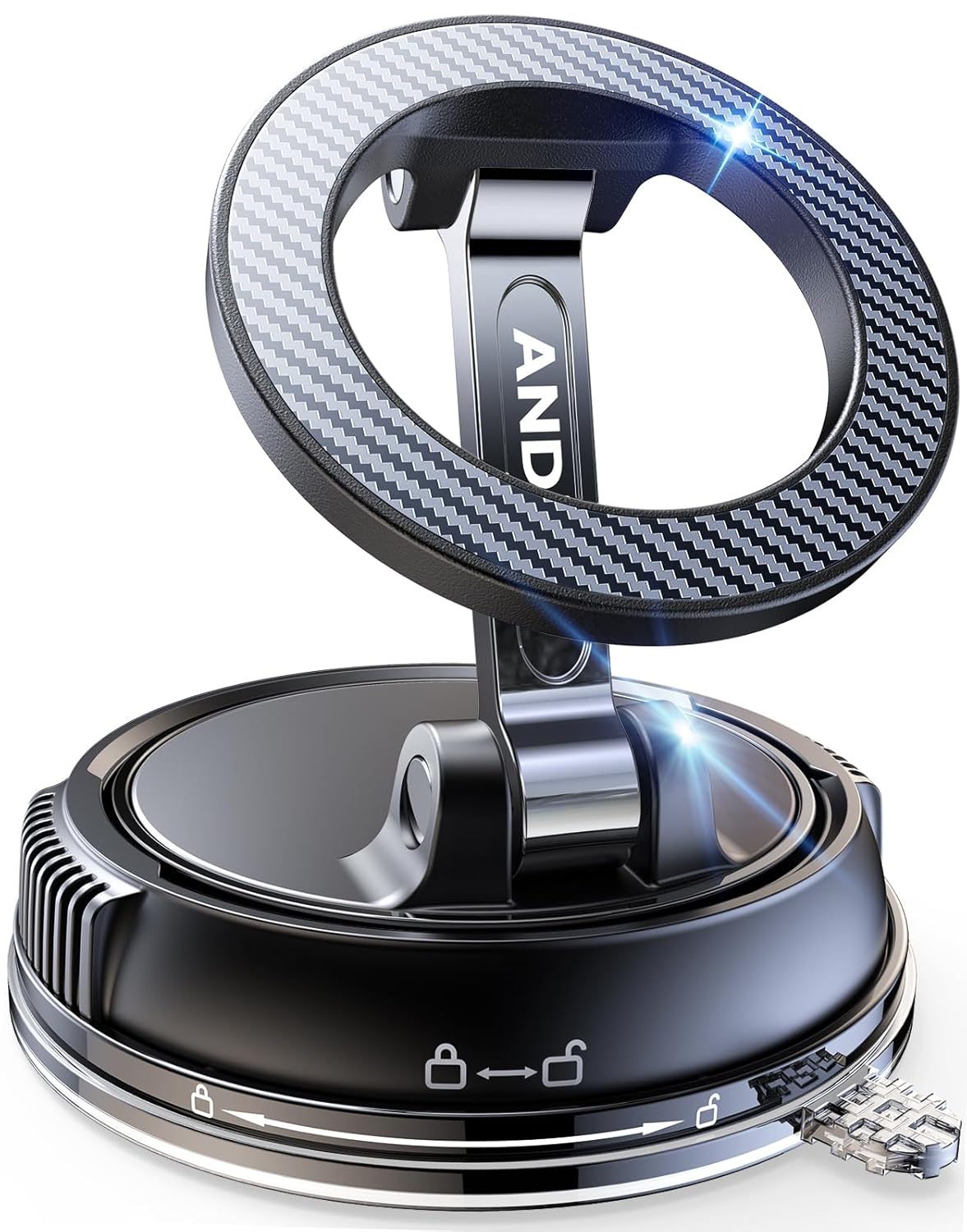 ANDERY Car Phone Holder for Magsafe 78 LBS Strongest Suction 2400gf Magnetic 360 Adjustable Car Phone Mount Phone