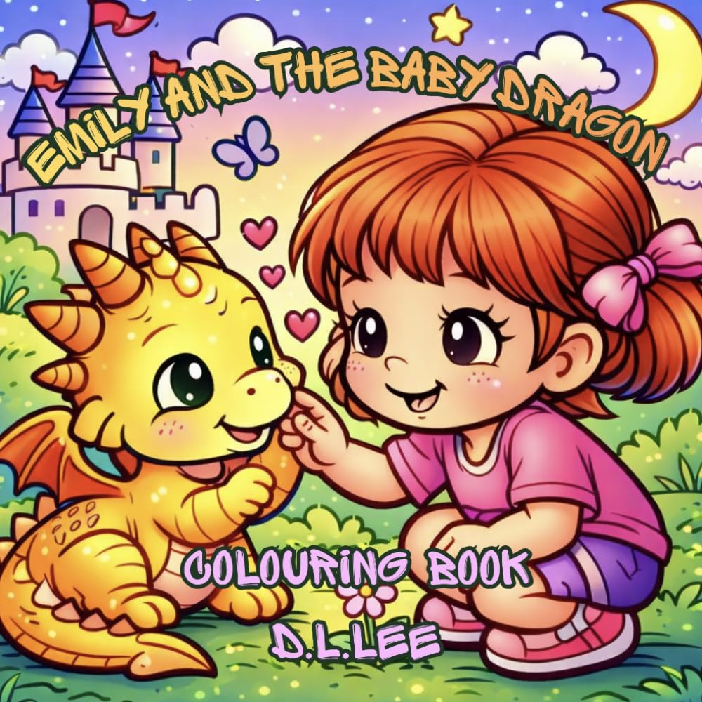 Emily And The Baby Dragon: Colouring Book