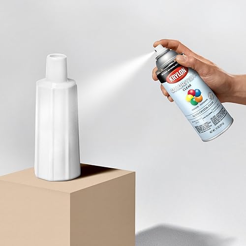 Vista 220 de Krylon - Pintura y primer en aerosol COLORmaxx K05511007, 12 onzas, rojo cereza brillante Cherry Red