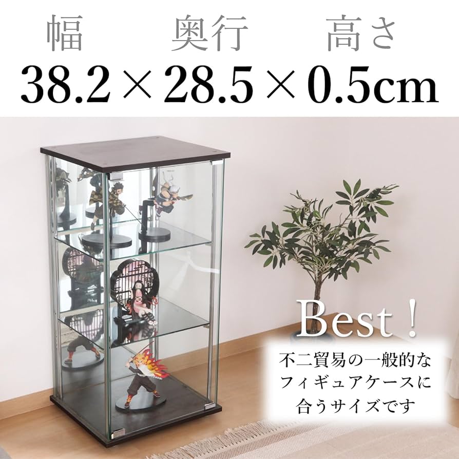 Amazon｜不二貿易 ミラー板 ガラス棚板 幅38.2×奥行28.5×高さ0.5