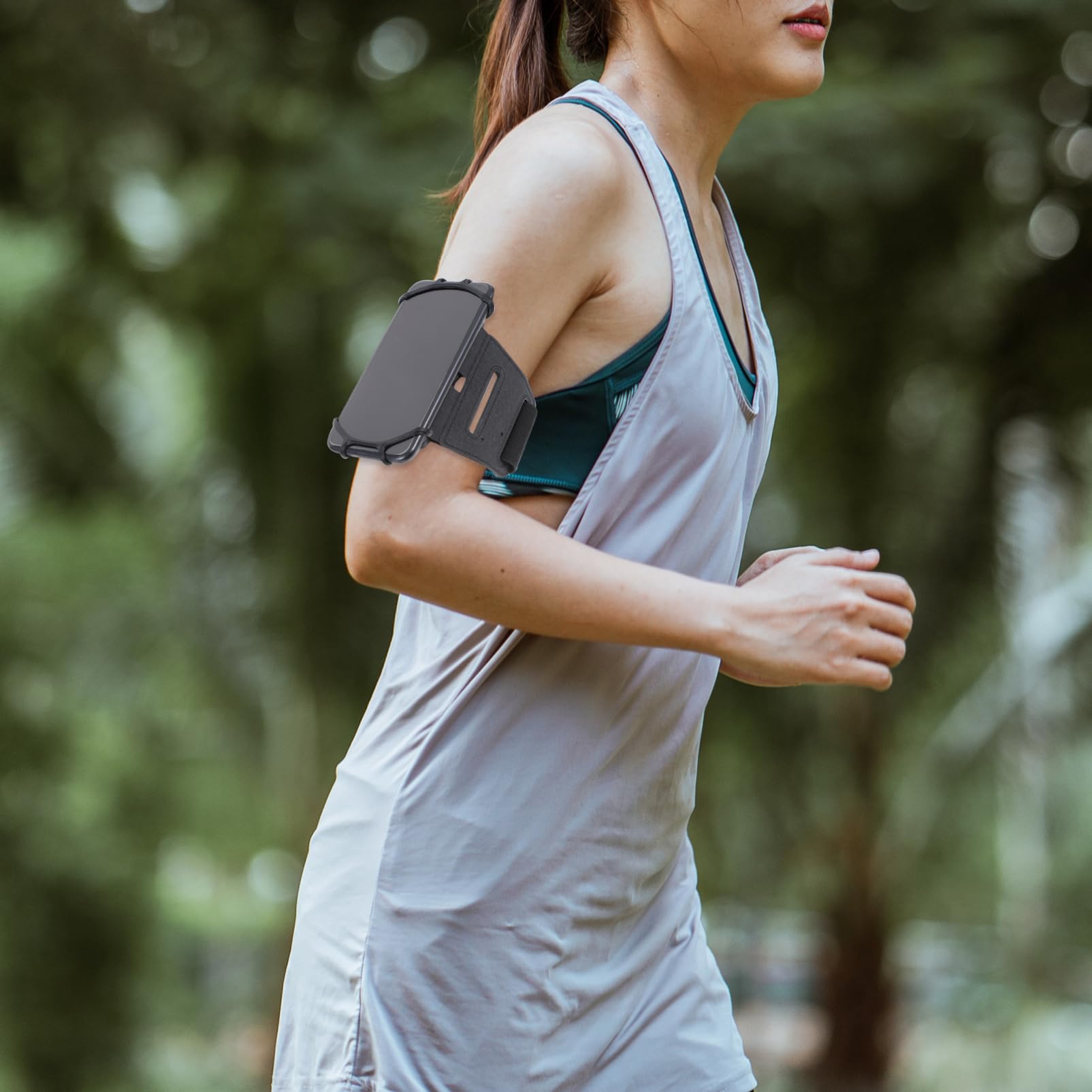 UPKOCH 5stücke Rotierendes Sportarmband Für Handy Verstellbar Und Bequem Für Jogging Radfahren Fitness Und Outdoor-aktivitäten Elastisches Schützend Und Langlebig