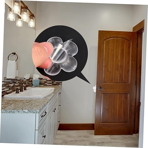 Miniatura 2 de STOBOK 10 piezas de amortiguadores de puerta, protector decorativo para puerta, tope de puerta, tope de puerta, tope de puerta de gabinete, tope de