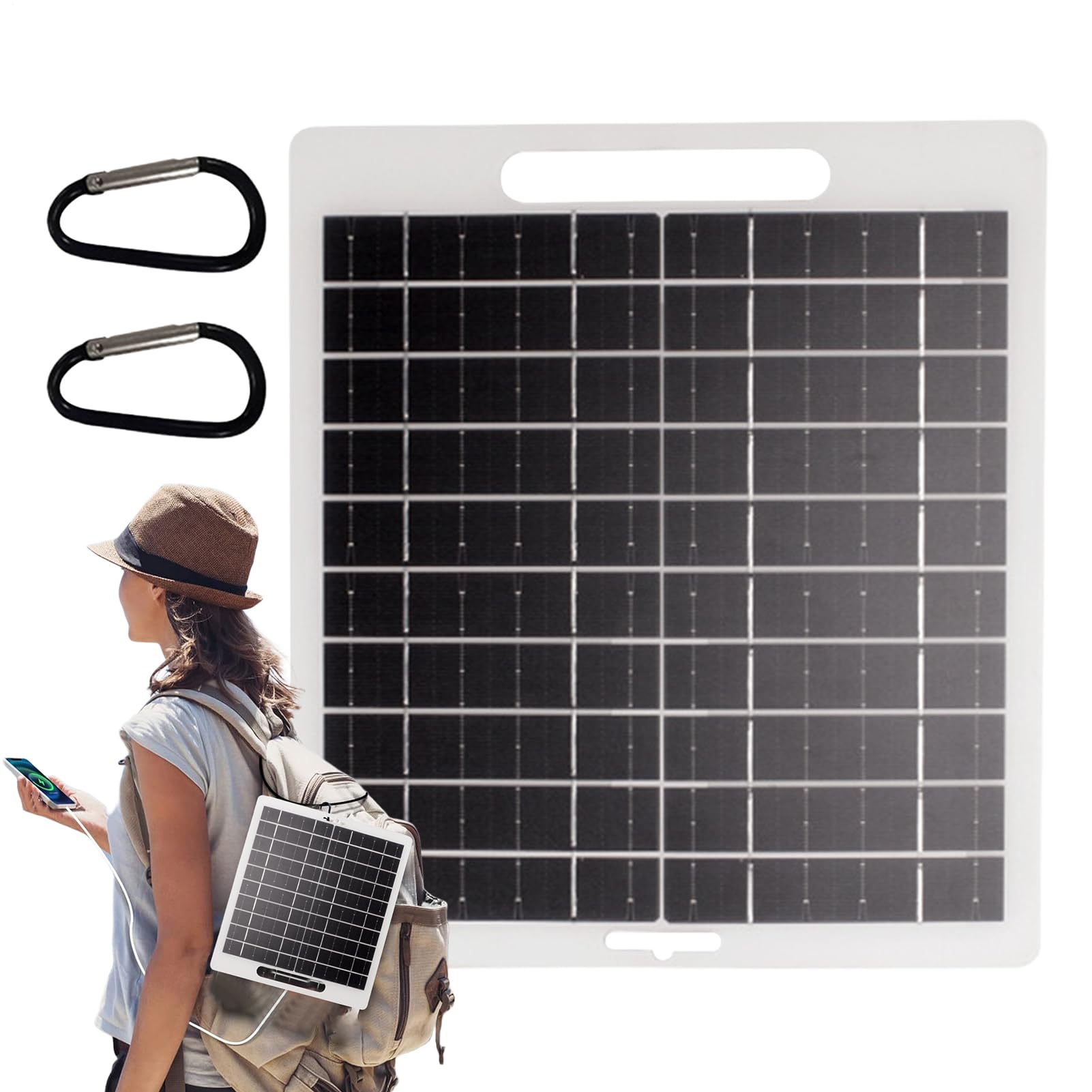 Panneau solaire pour camping et randonnée | Restez connecté en alpinisme et plein air