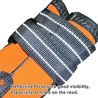Vista 6 de Truelove - Botas para perro, impermeables, con correas reflectantes para protectores de patas, para perros pequeños, medianos y grandes