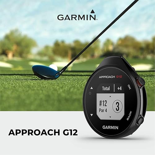 Miniatura 2 de Wearable4U - Garmin Approach G12 Premium GPS Golf Range Finder con paquete de energía