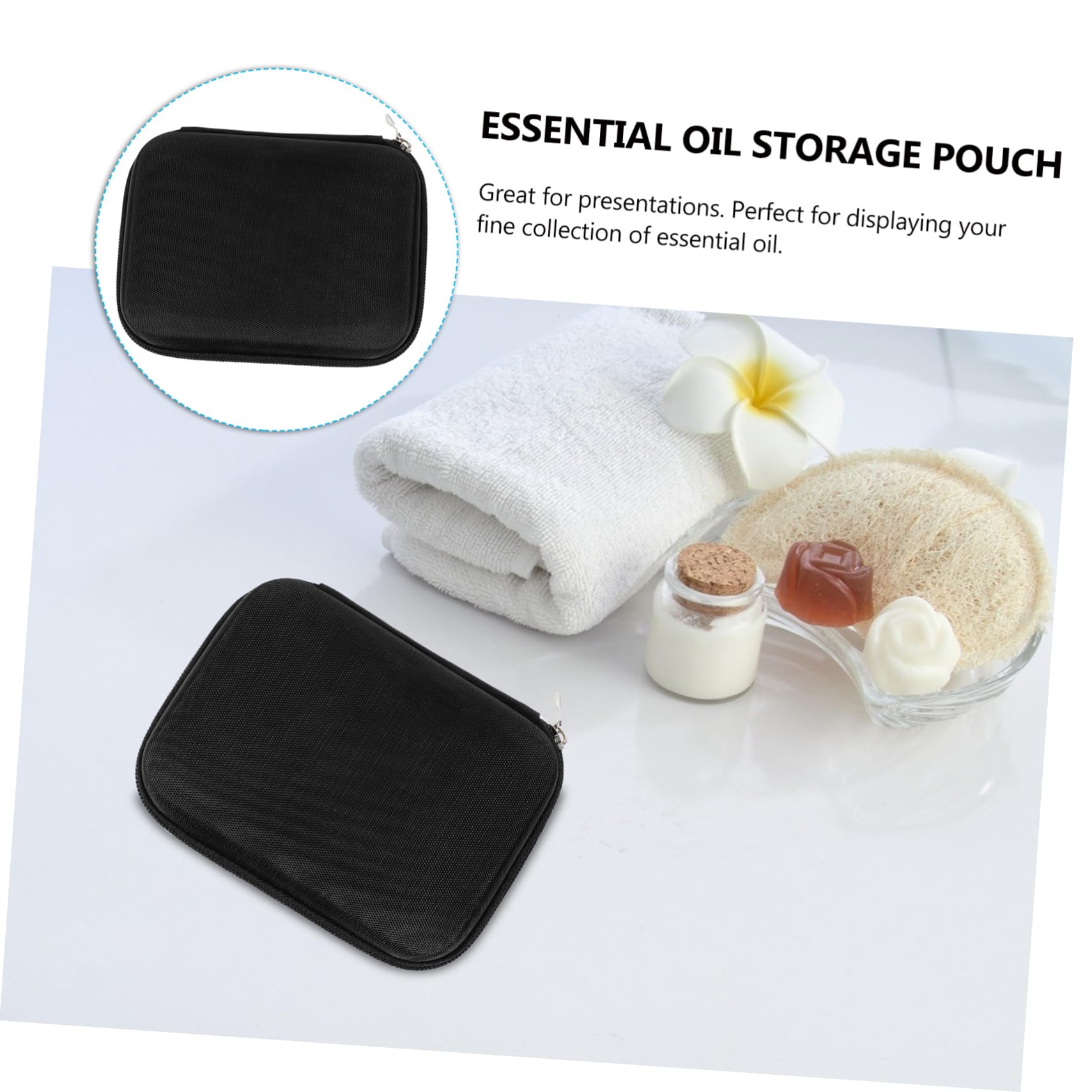 Healeved 3st Aufbewahrungsbox Für Ätherische Öle Beutelbehälter Für Ätherische Öle Reisetasche Für Ätherische Öle Roller Flaschenkasten Reise-Aufbewahrungstasche Rollflasche Eva
