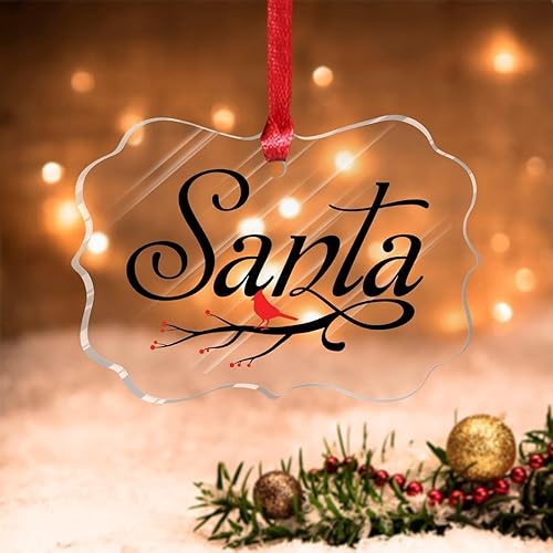 Miniatura 9 de Swavecat Your Wings were Ready But Our Hearts were Not Adornos para árbol de Navidad, regalo de Navidad, adornos acrílicos para decoraciones de