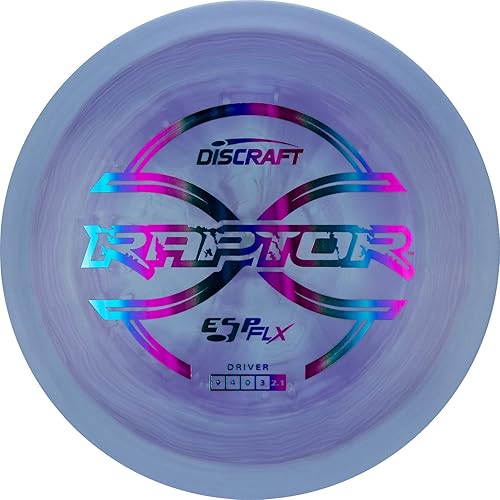 Miniatura 2 de Discraft Disco de golf ESP FLX Raptor de 5.64-5.86 oz de distancia