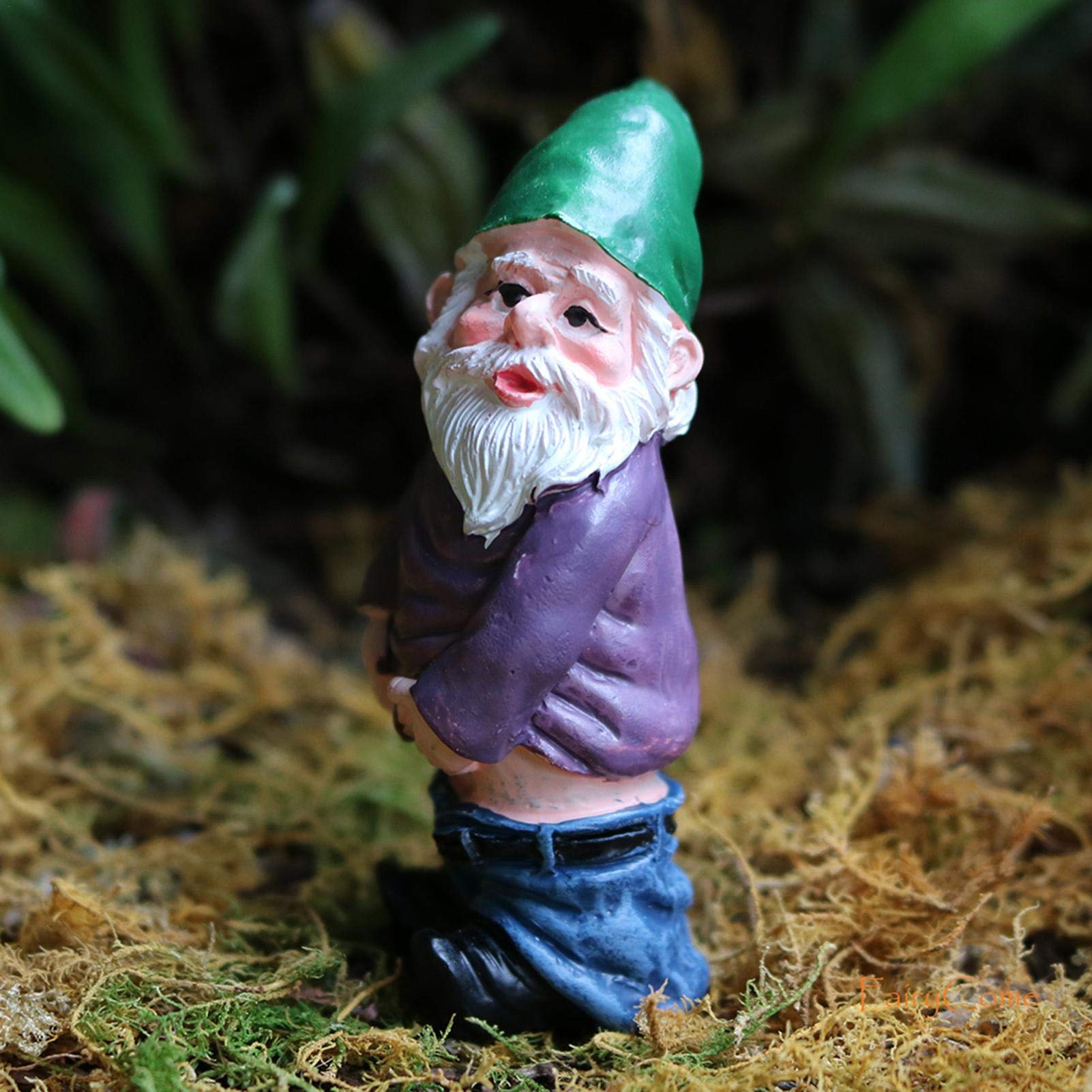 Stronrive Garden Ornaments Outdoor, Funny Lawn Statue Cold Cast Resin Hand Painted Gnomes Garden Decorations For Outdoor Indoor Lawn Patio Yard