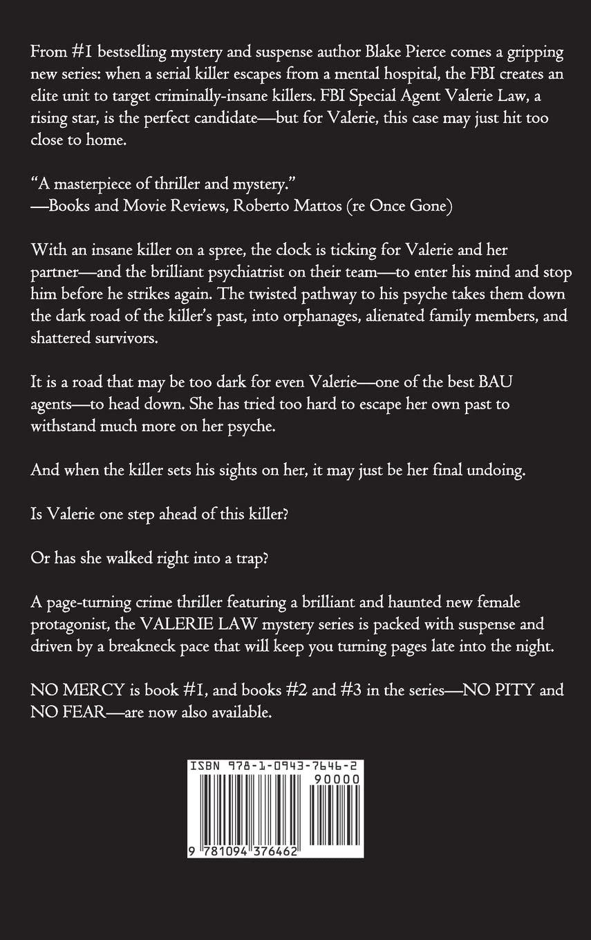 No Mercy (A Valerie Law FBI Suspense Thriller-Book 1)