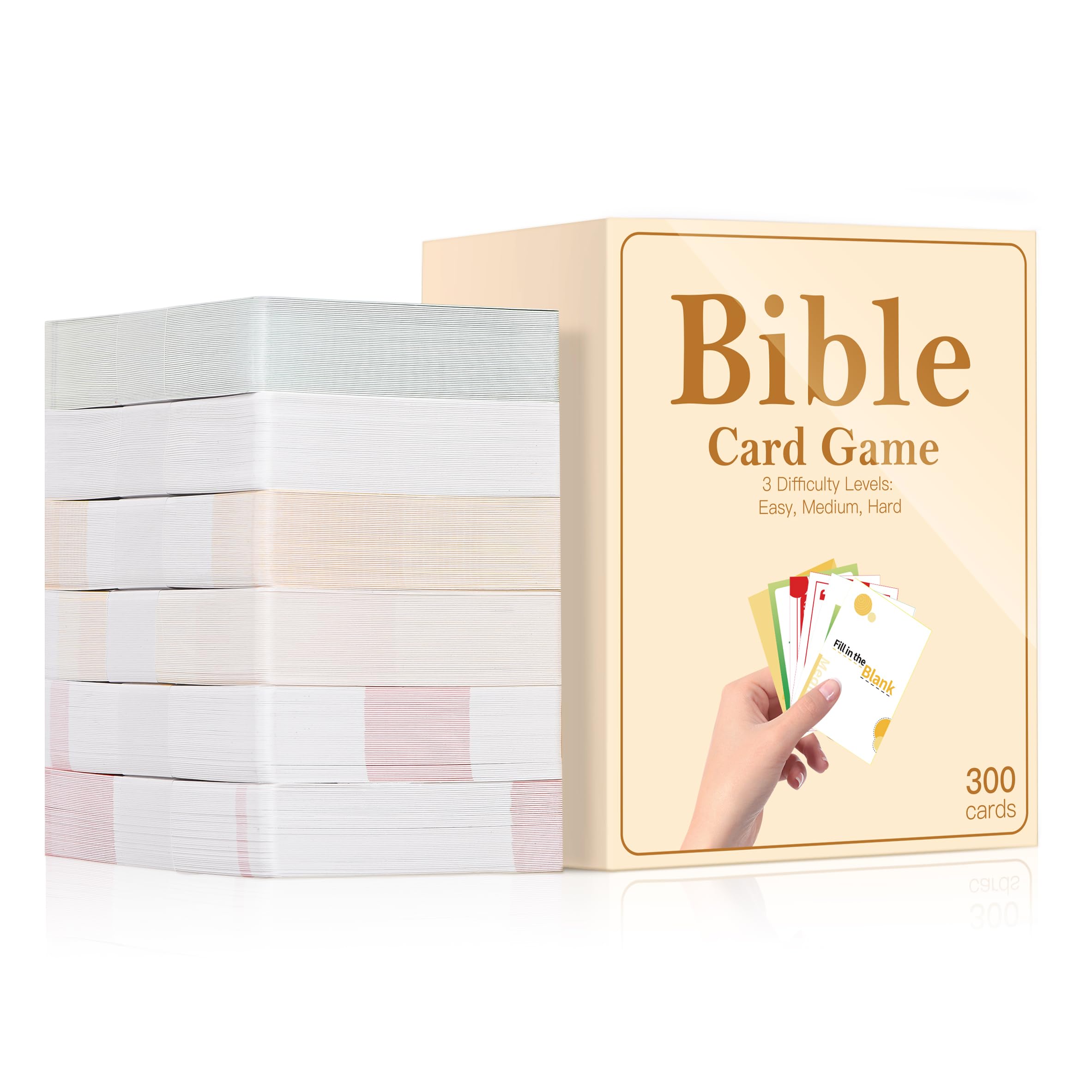 Amazon.com: RuRu monkey Bible Trivia Game 300 Cards, Fun Christian
