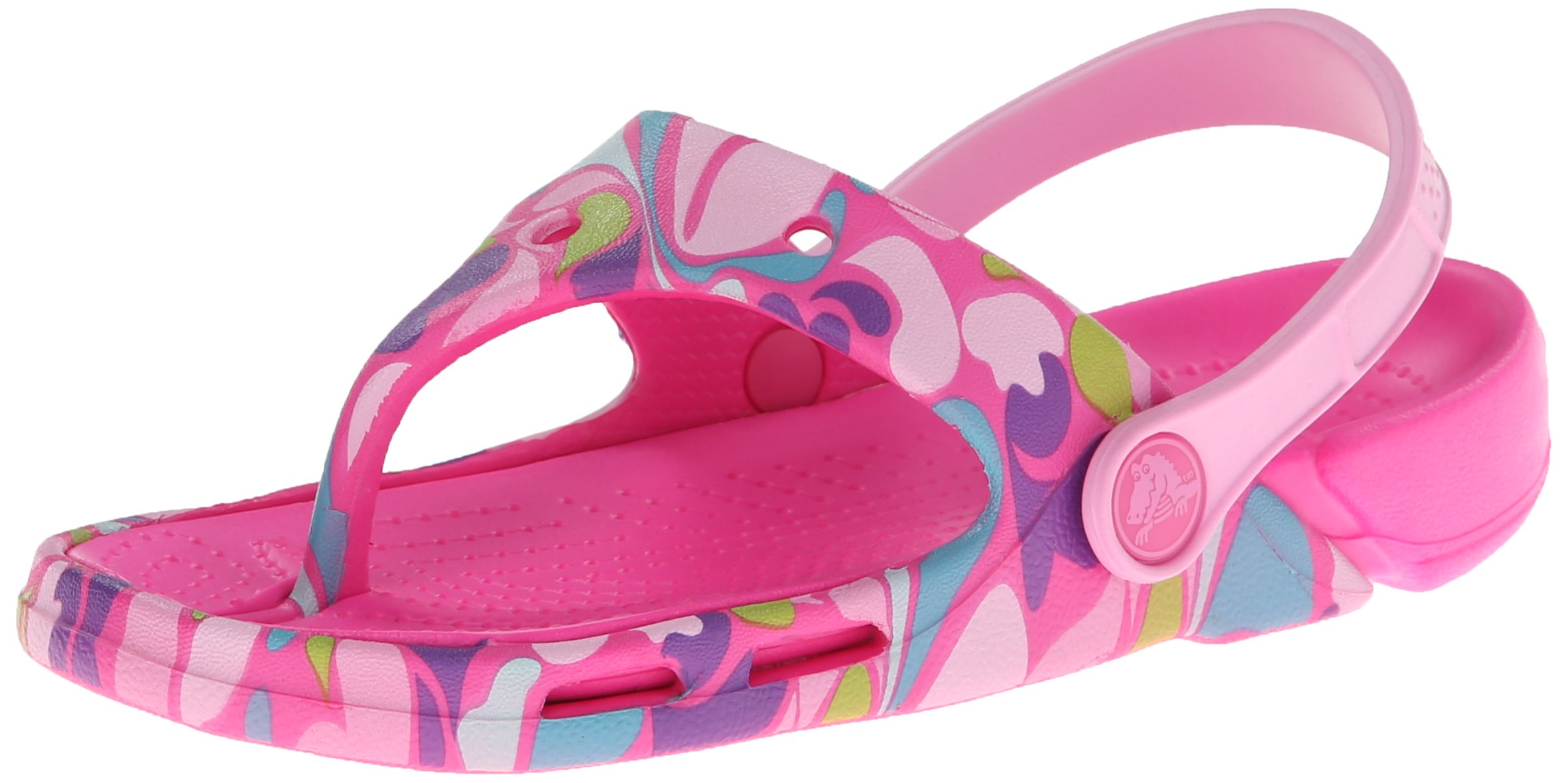 Crocs Girls' Electro Paisley Flip PS