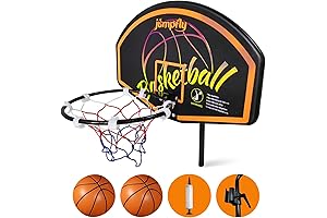 Jumpfly Trampoline Basketball Hoop - Perfect for Unlimited Fun and Fitness!