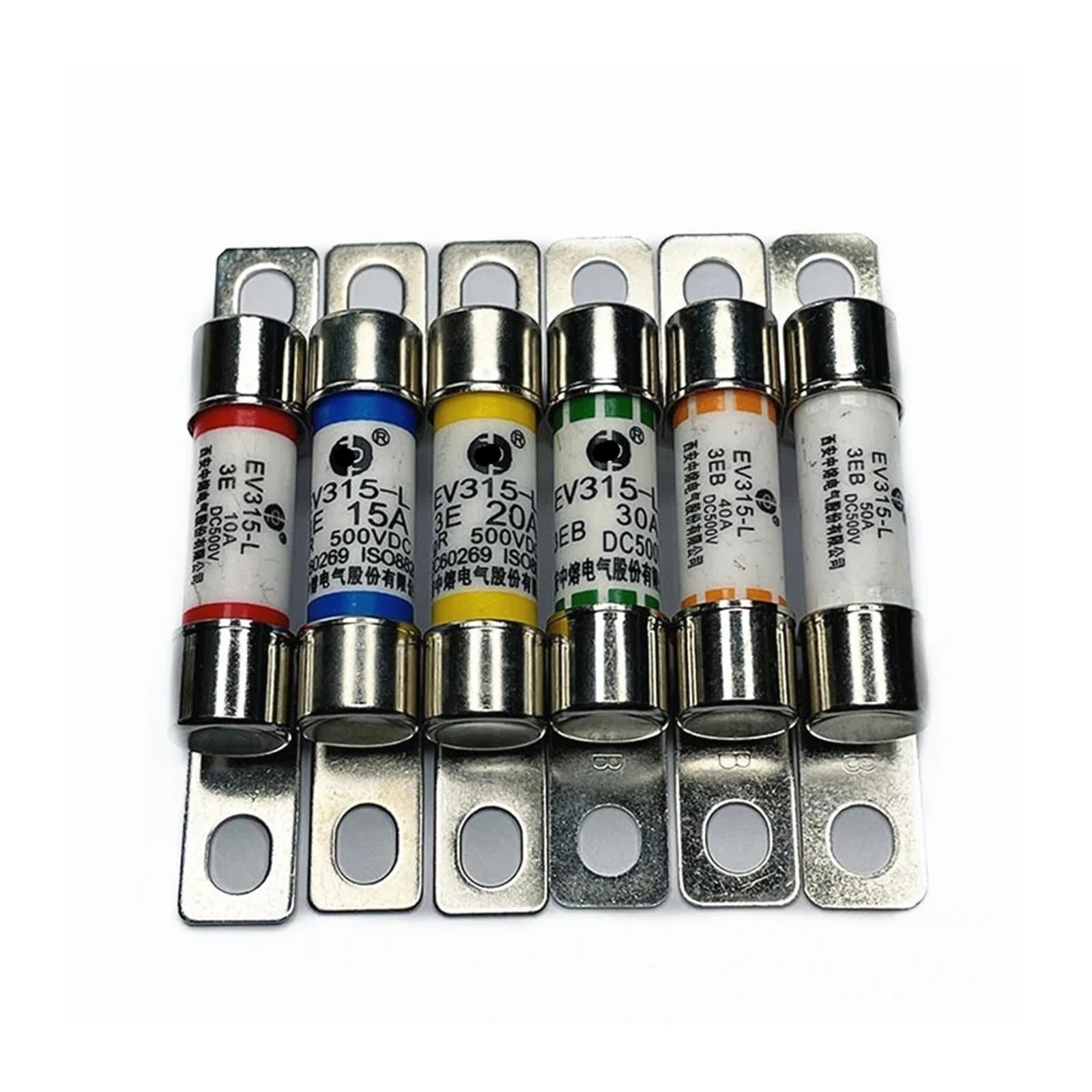 Fusible EV315-L-3E 15A DC 500V pour éviter la surchauffe de vos batteries