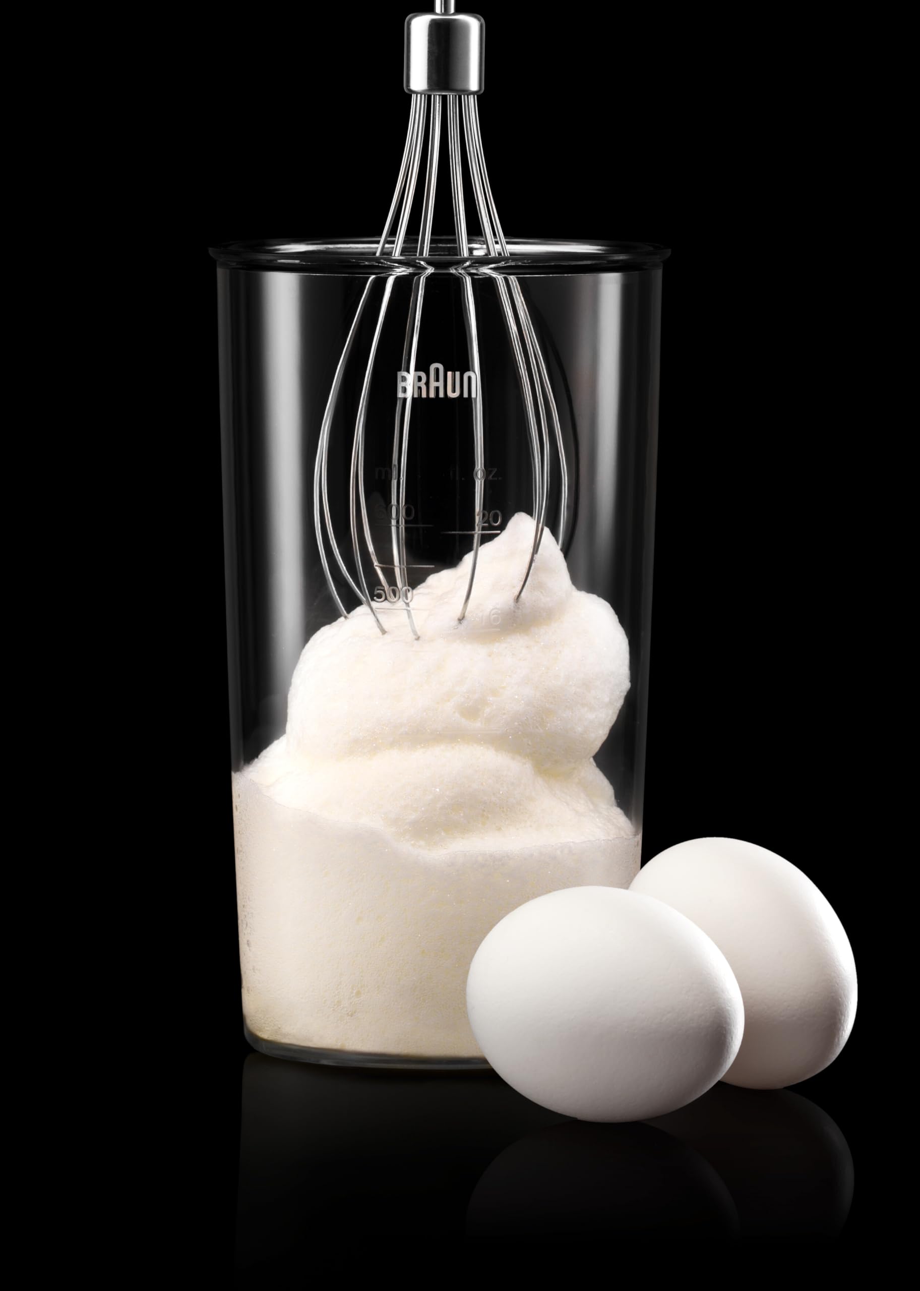 Braun Frullatore a Immersione MQ3135WH Minipimer, Tecnologia Tedesca, regolazione fino a 11 velocità, potenza 750W, Dotato di bicchiere da 600ml, frusta a filo e tritatutto da 500ml, Bianco/Grigio