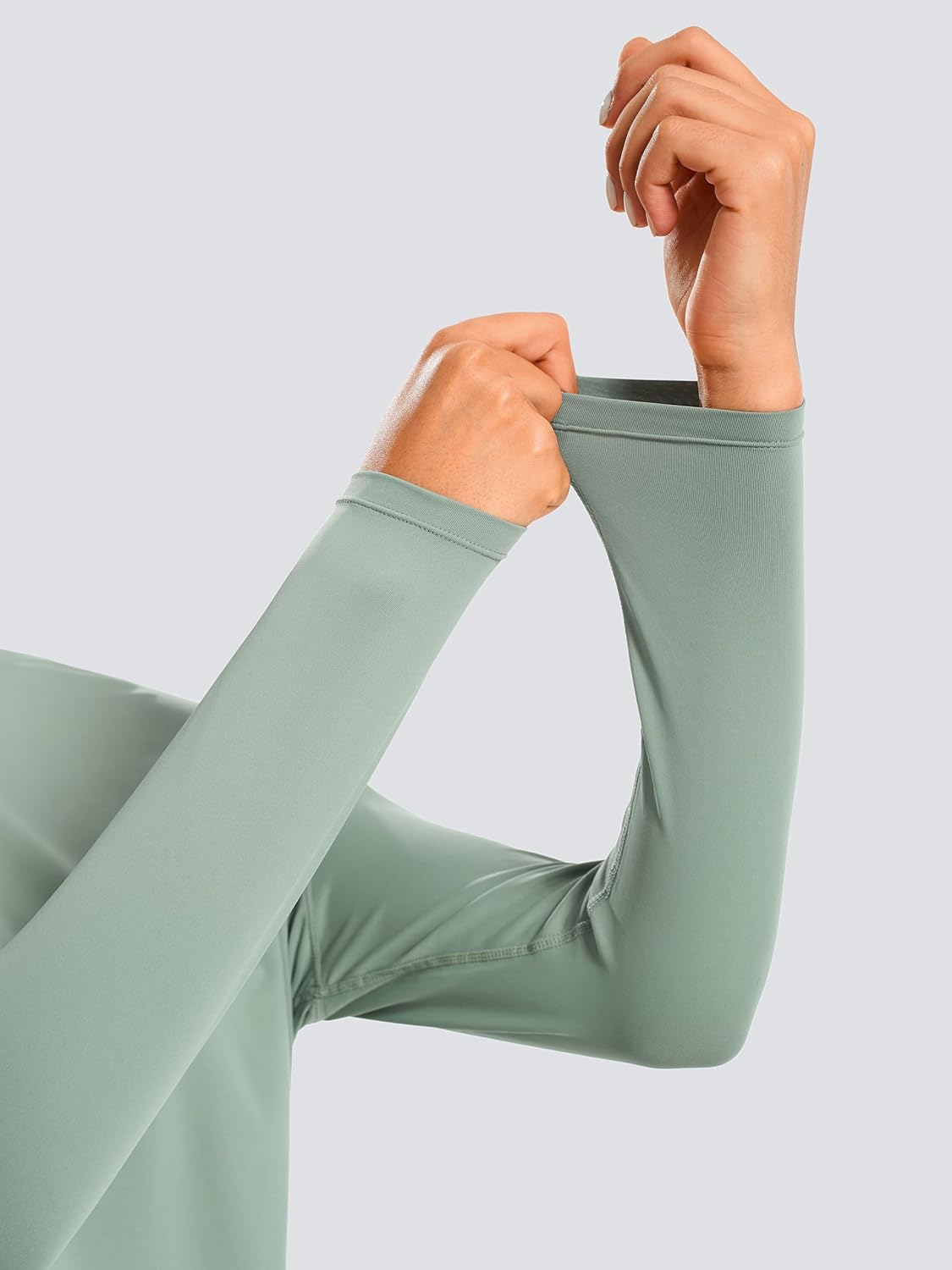 JOYSPELS Ice Silk Boat Neck Long Sleeve Workout Tops for Women Loose Fit Athletic Running Gym Yoga Shirts - Image 4