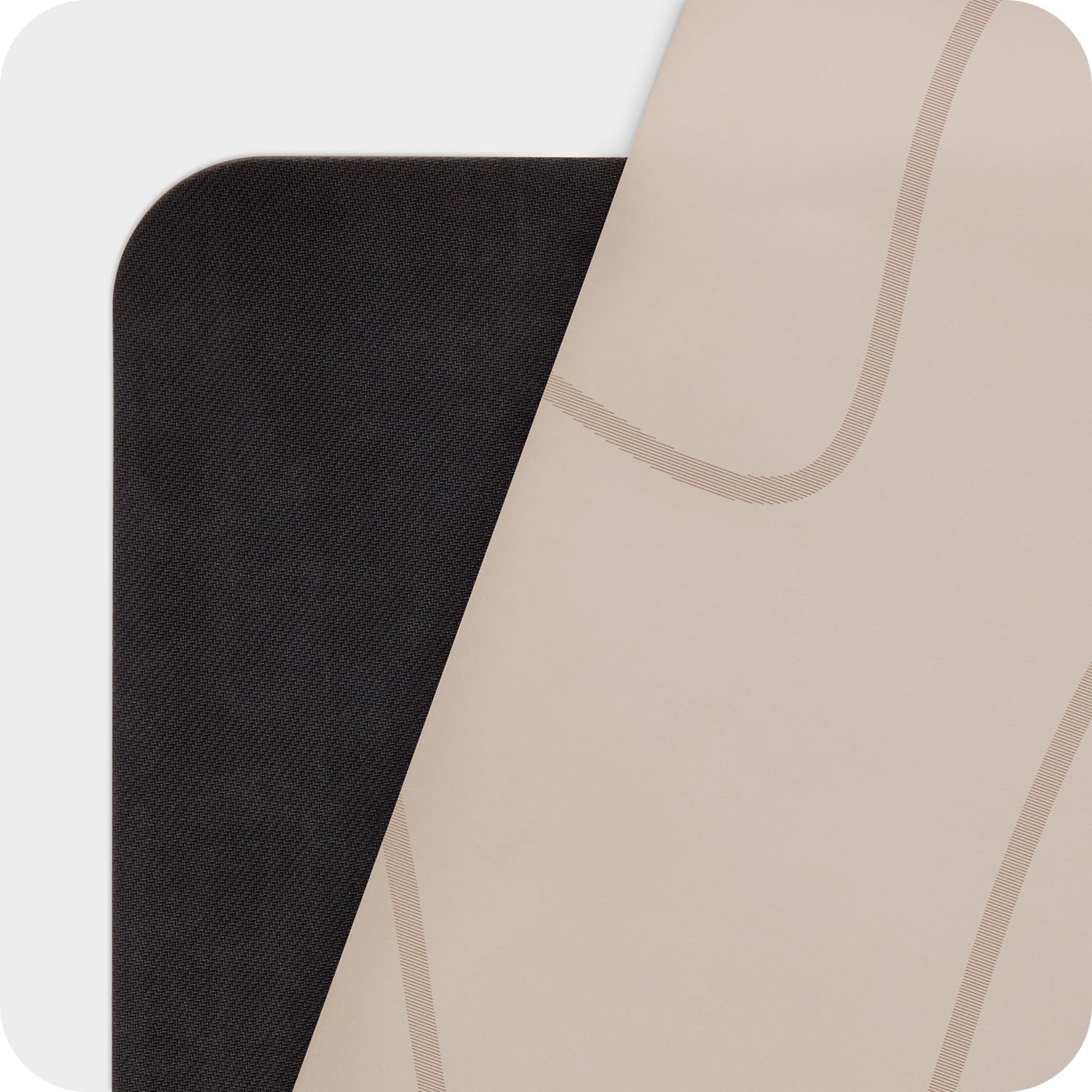 WeGym Yoga Mat, 11mm Cushioned Exercise Mat for Yoga, Pilates, Home Workouts - Anti Slip Polyurethane Suede Yoga Mat with Carrying Strap, Desert Tan