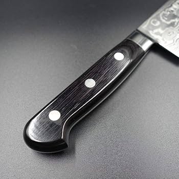 Amazon｜梵天雲龍 三徳包丁 170mm 63層 ダマスカス VG10 越前打刃物 BU