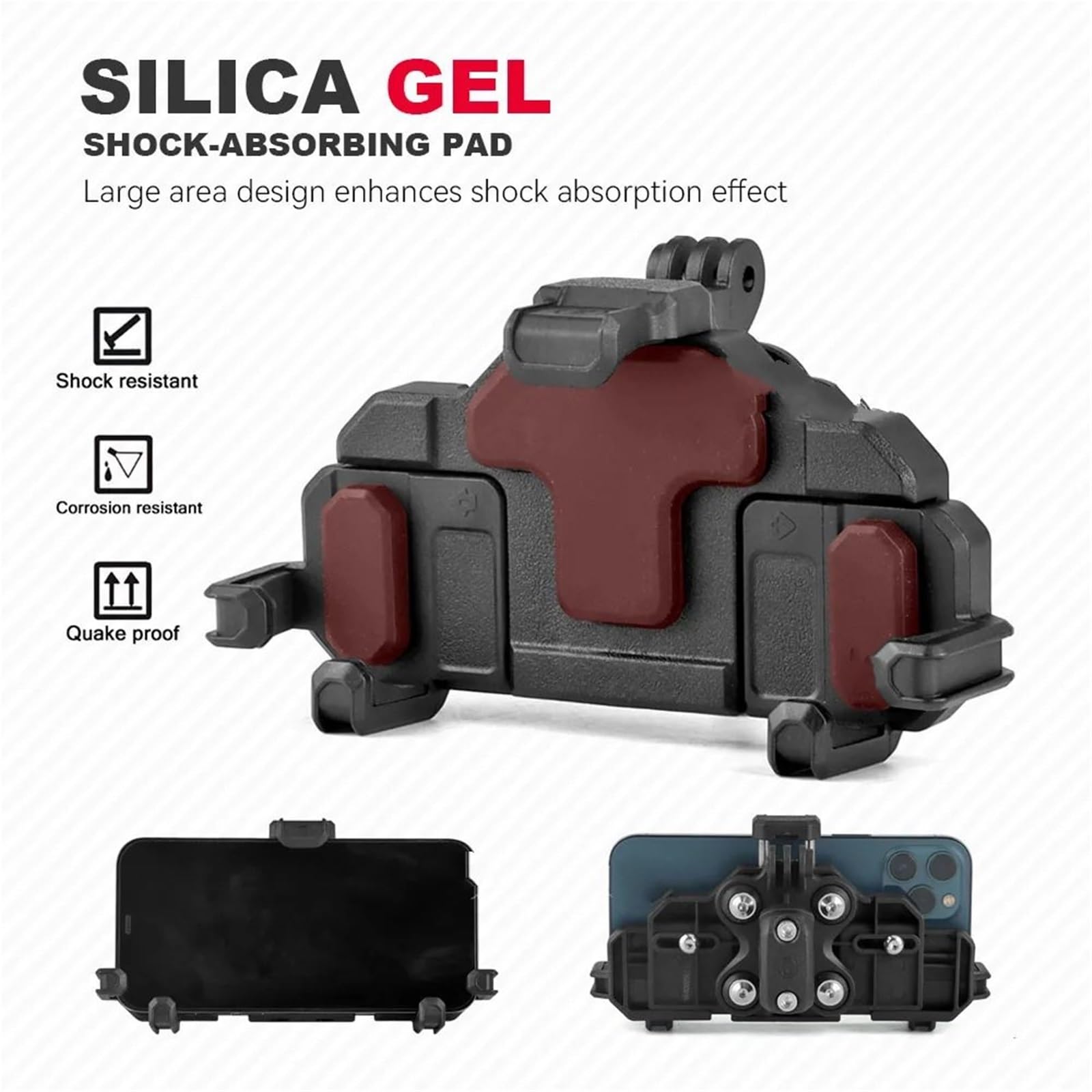 Uchwyt do nawigacji GPS Pasuje do Guzzi Pasuje do Stelvio 2024 Akcesoria motocyklowe Uchwyt na telefon GPS Stojak nawigacyjny Stojak na telefon z amortyzatorem Motocyklowy uchwyt do nawigacji