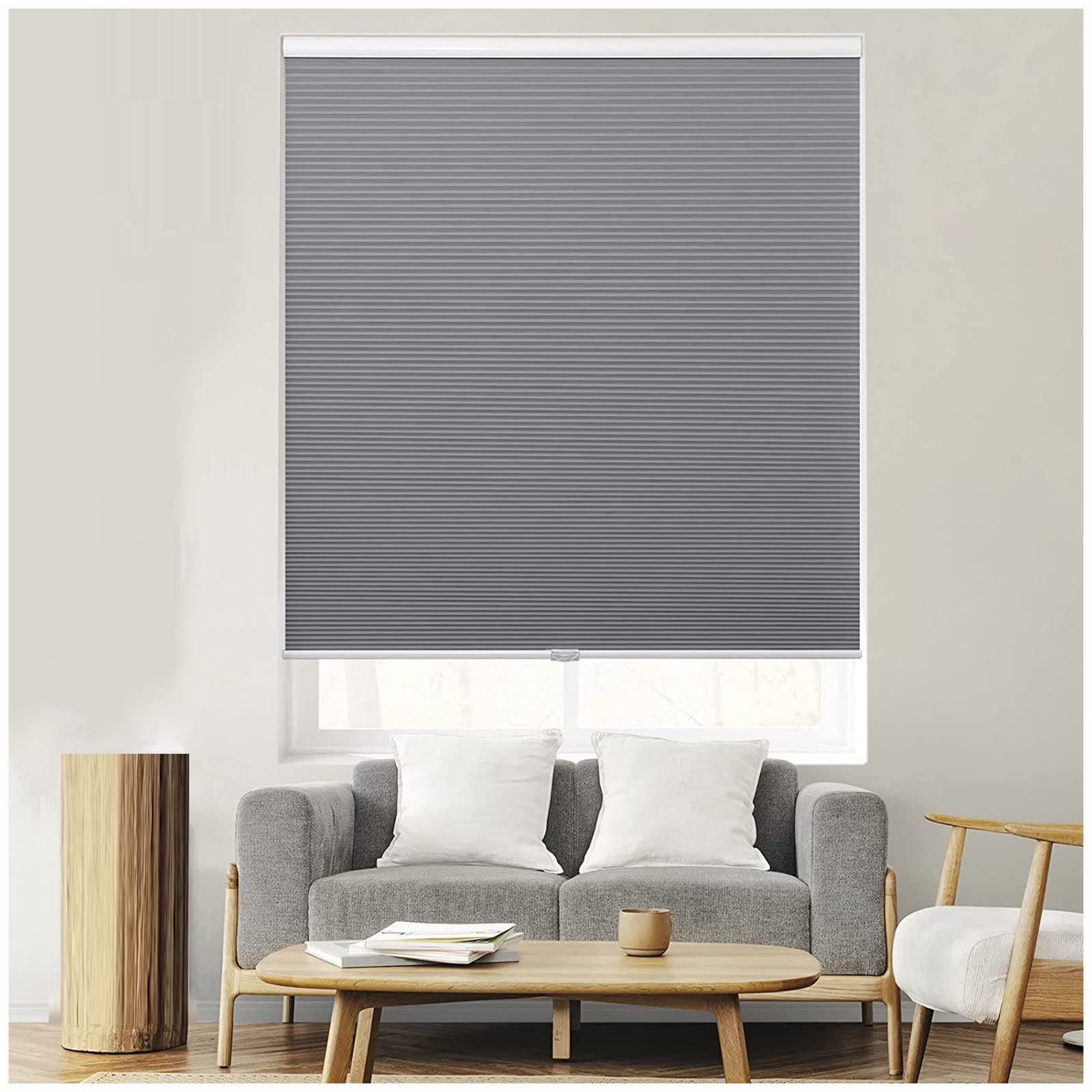 Amazon｜ブラックアウトハニカムシェード、インテリアコードレス