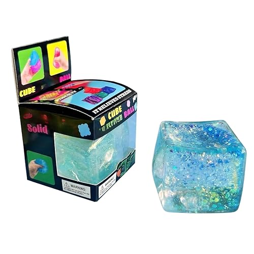 Premium Big Block Cube – 35% Larger Than The Standard Cube, Adults - Sensory Fidget for Stress Relief, Focus & Play – Colorful, Durable, Gift-Ready