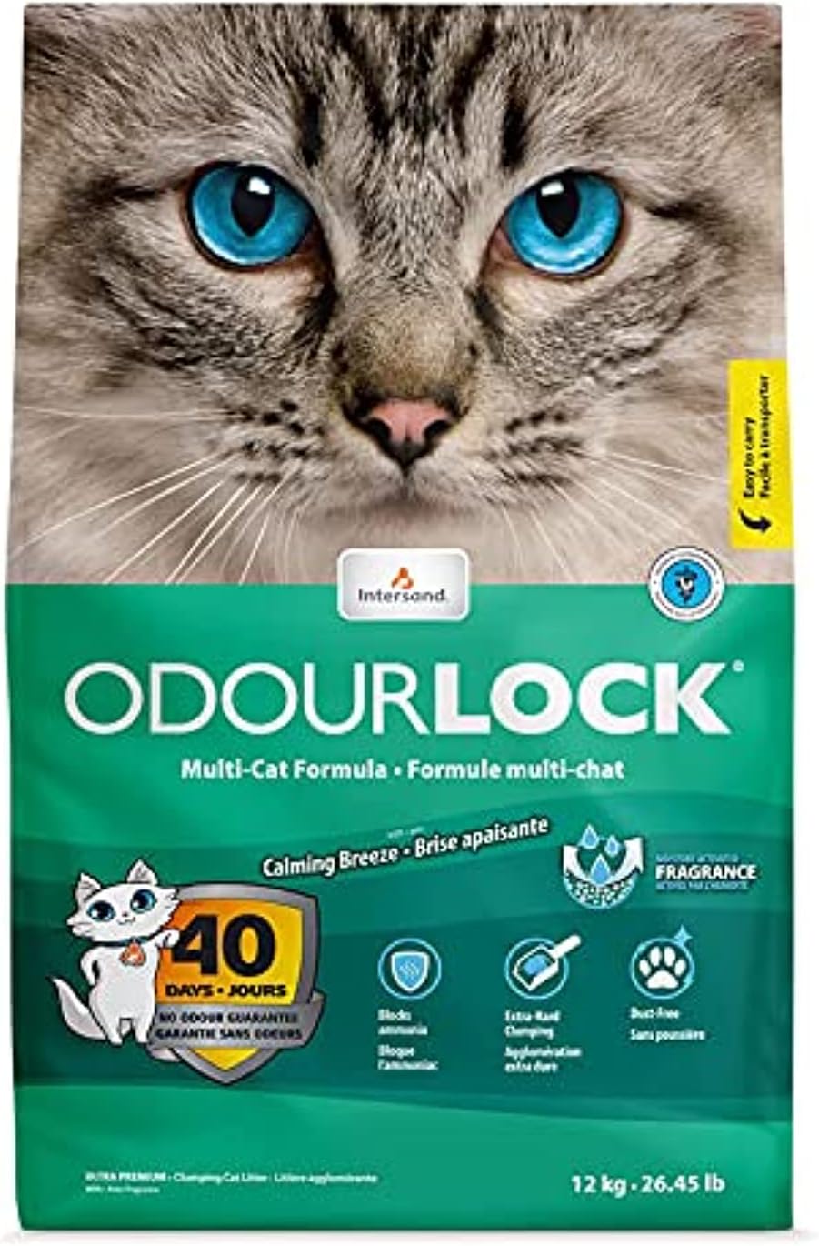 Intersand OdourLock Soothing Breeze Cat Litter 12 kg Amazon.co.uk