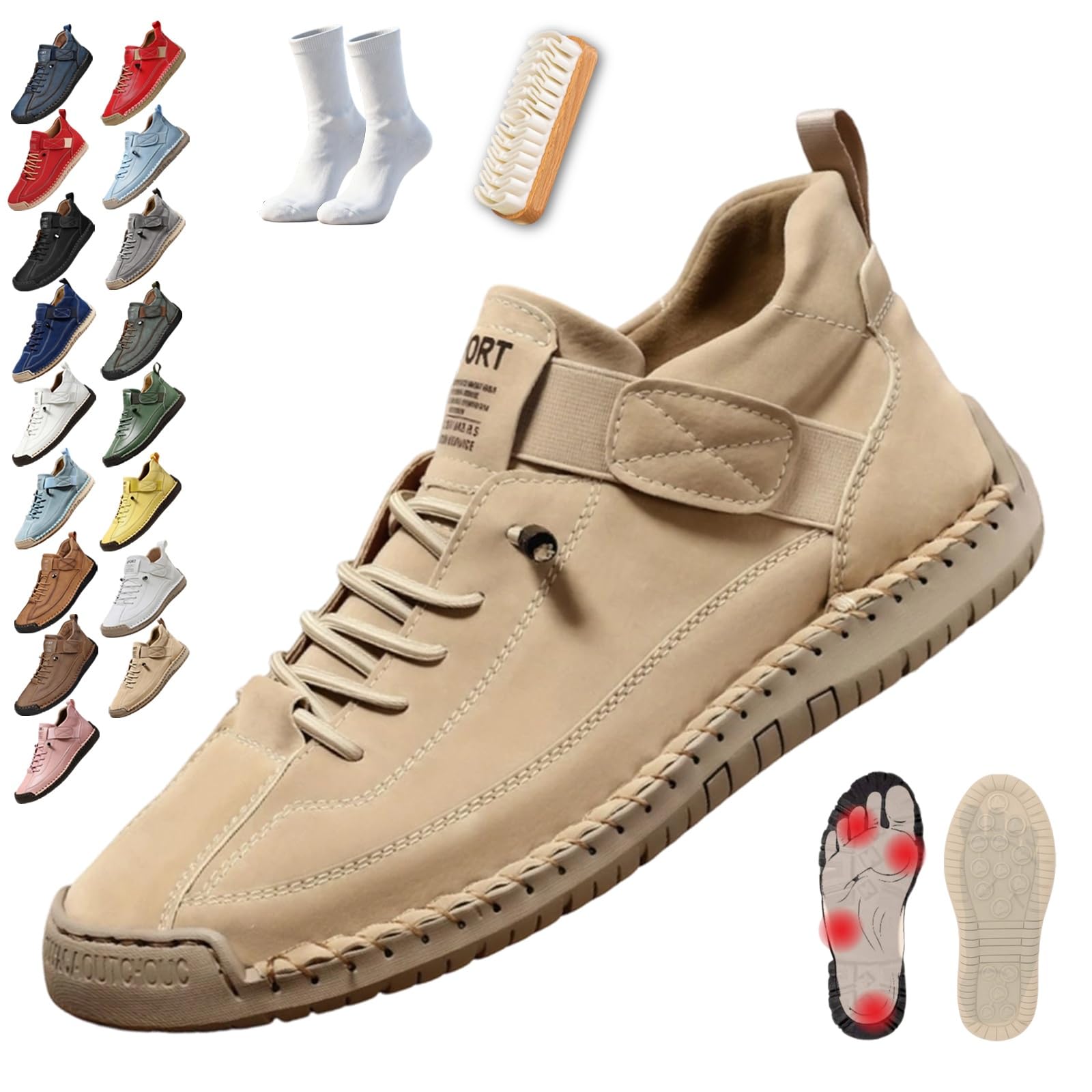 Montela Schuhe Damen, 2026 Neue Montela Sneakers, Komfortable & Schmerzfreie OrthopäDische Sneakers, Weiche Dämpfung, Federleicht Atmungsaktiv, Geräumige Zehenbox, Bequemes An- & Ausziehen