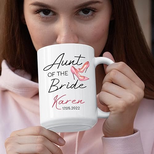 Vista 29 de Regalo personalizado para hermana del novio, taza de hermana del novio, taza de boda personalizada para hermana del novio, regalo de boda para Taza