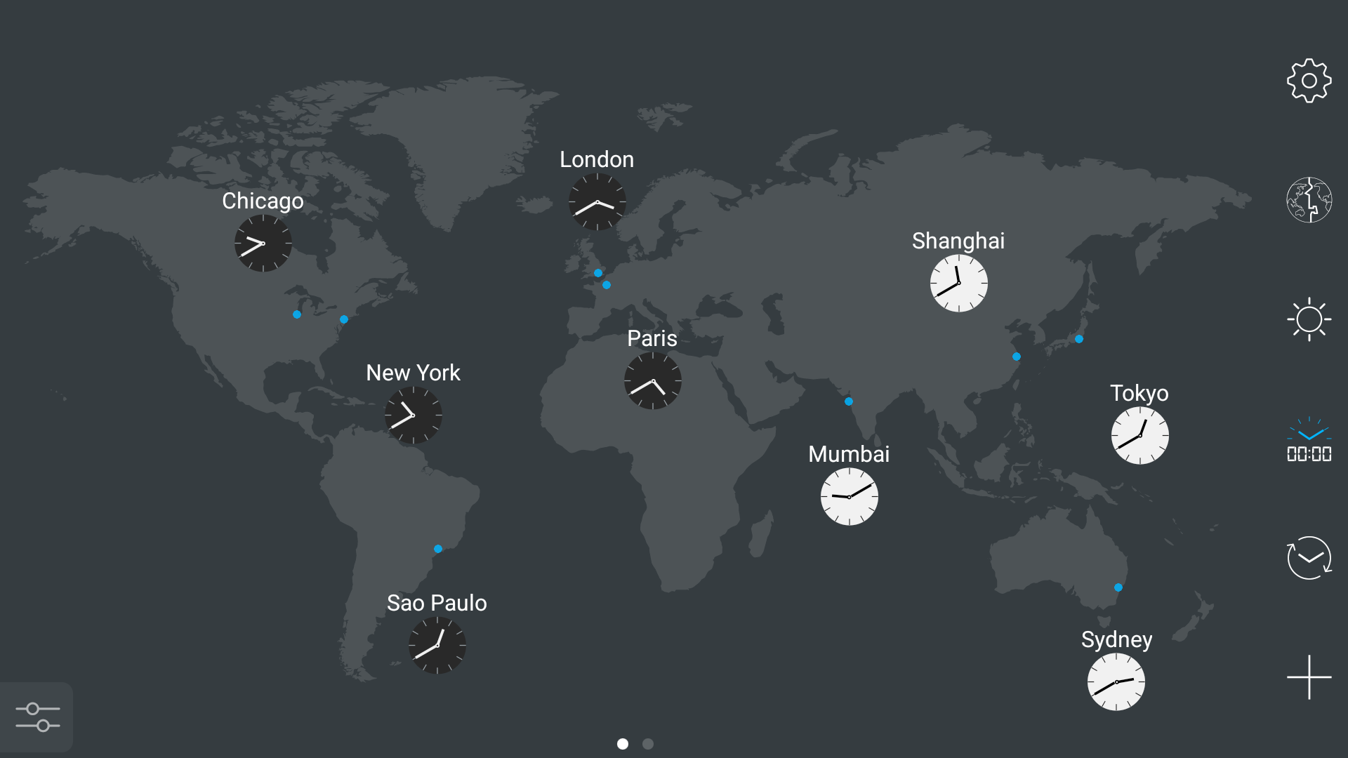map:clock - World Map & Clock - App on Amazon Appstore